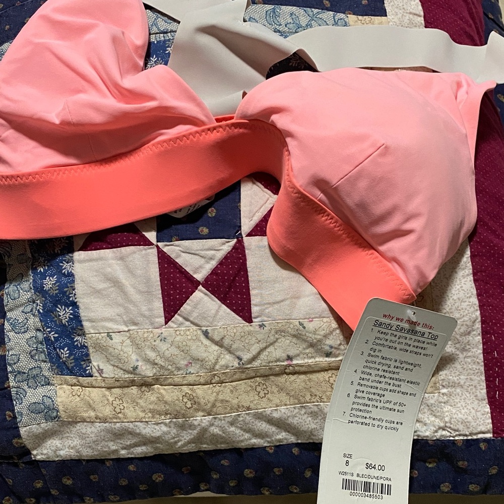 Vibrant Pink Bikini Top Lululemon